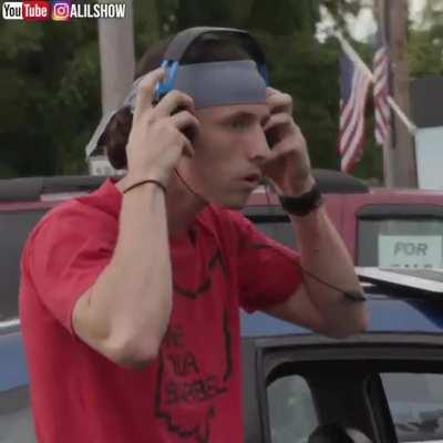 Arriving at the grocery store