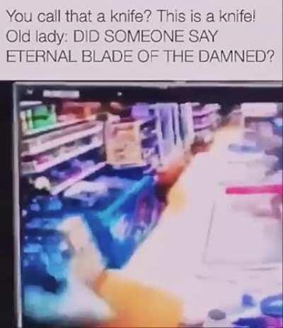 Did someone said the eternal blade of the damned.