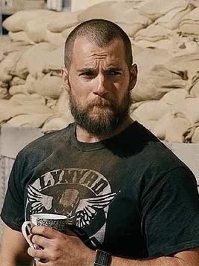 Is Henry Cavill also hot as hell with a buzz cut? Yep.