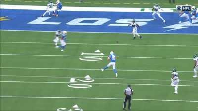 [Highlight] Justin Herbert’s picture-perfect bullet pass to Keenan Allen for the touchdown on 3rd & Goal against the Jets. Absolute beauty.