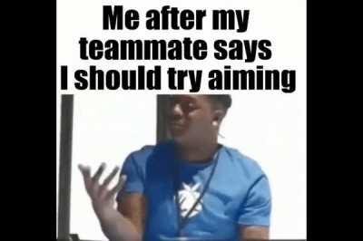 You should try aiming
