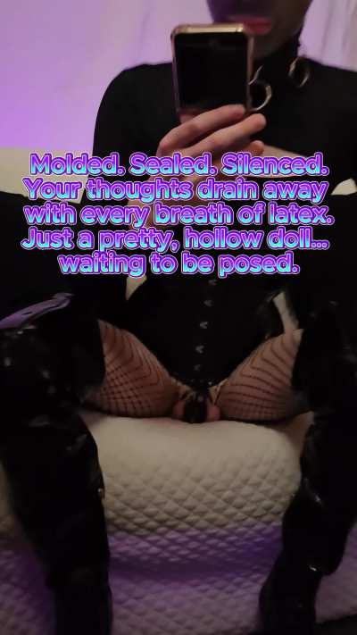 Wouldn't being a locked doll be so much easier?