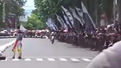 I thought he will hit him by his helmet