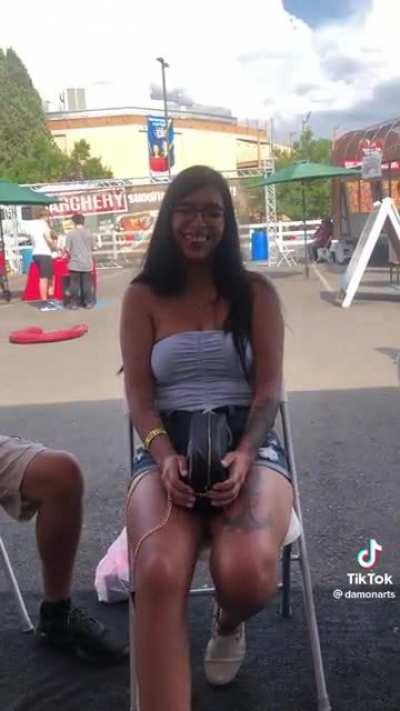 She definitely went to her car and cried