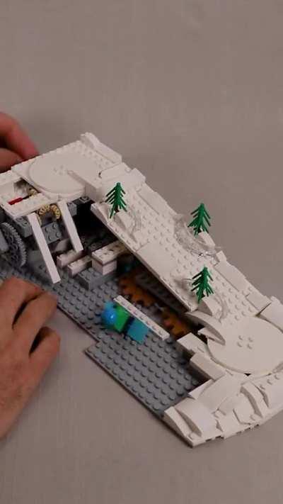 LEGO ski hill