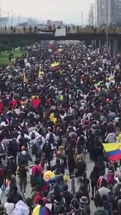 Para que la gente vea cómo son las manifestaciones antes de que llegue el ESMAD - Bogotá