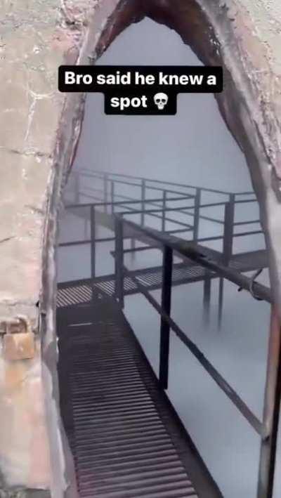 Catwalk in the clouds