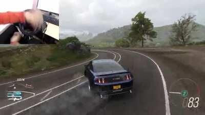 [Forza Horizon 4] Drifting physics using Logitech g29 steering wheel