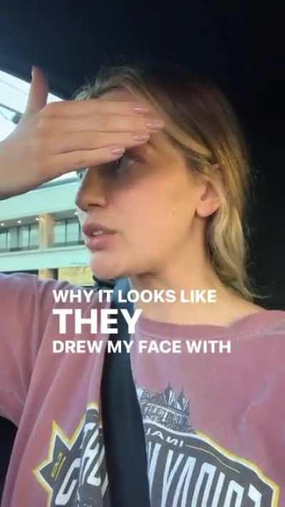 To get her eyebrows done