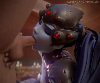 Widowmaker’s facefuck (fpsblyck)