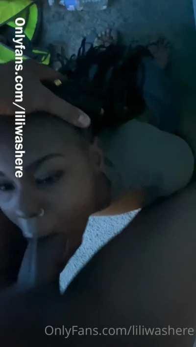 GOAT🐐 A real ebonythroatqueen never mind how deep it goes in😲 Get full length tape in Commenz 👇