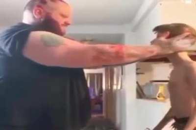 Когда играл с батей на подзатыльники и после десятого раунда тебя покинула удача