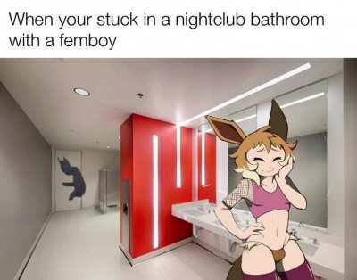 Monkedonian stuck in bathroom with slo*enian