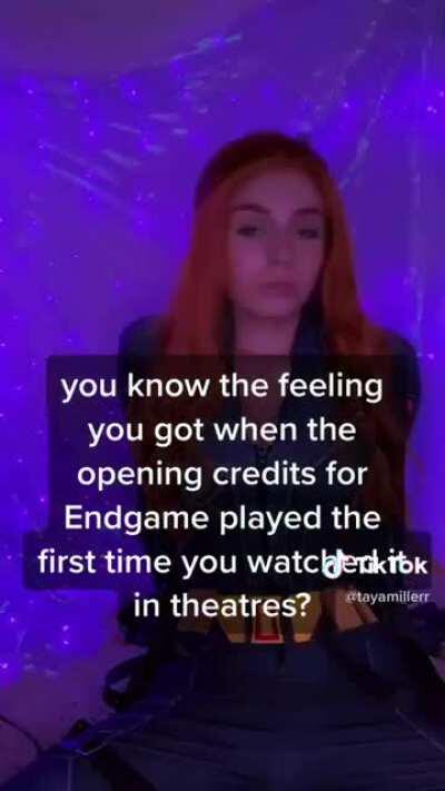 Black widow remembering the good times before corona