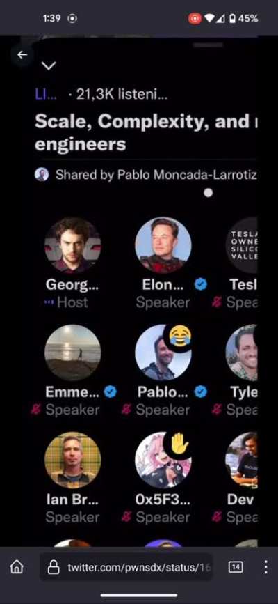 Elon Musk freaks out when he can't explain anything about Twitter's stack. Resorts to ad hominem.