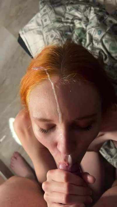 19F Ukraine. You can’t imagine how I love to take every drop on my face and mouth🫦