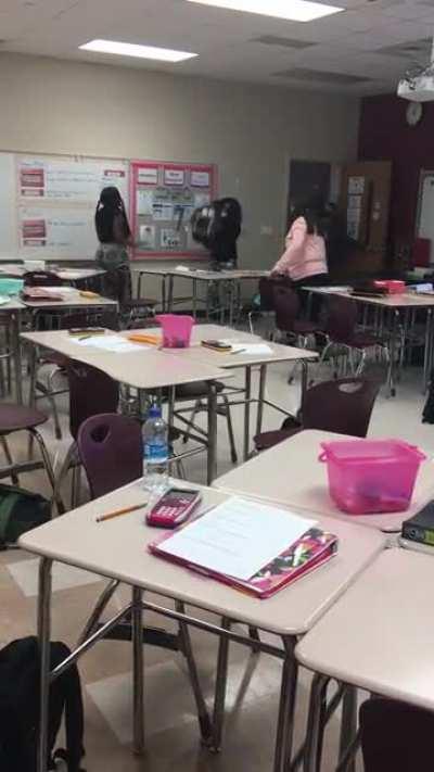 PART TWO of a fight at my school (this ones my footage)
