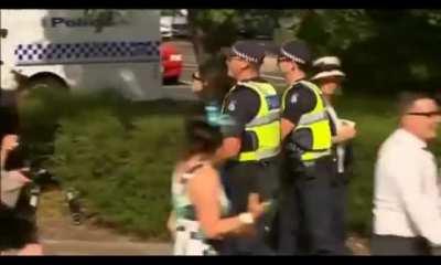 WCGW Pushing over a police officer