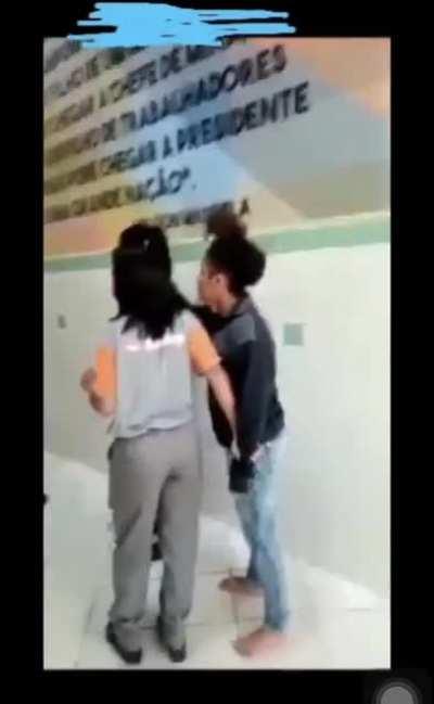 Transwoman beats up girl who was uncomfortable with them in female bathroom (Brazilian School)