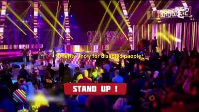 telling disabled people to stand up