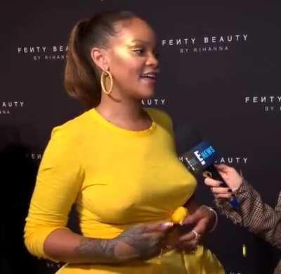 Rihanna - We all wish we could suck on those Puffy nipples