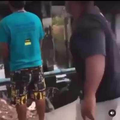 Never disturb a man while he's peeing