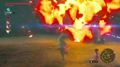 [BoTW] Didn't know that it was possible to parrying a guardian with an arrow