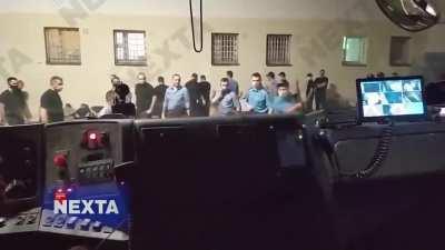 A video from a prison van has emerged which shows how Lukashenko's police treat detainees