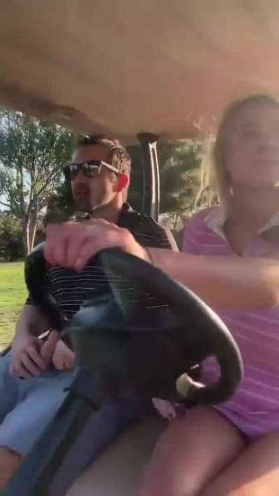 Gabbie golfing and fucking.