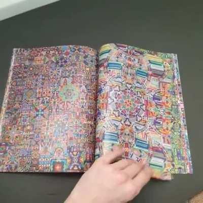 After more than 2 years my completely hand drawn artwork book is finished!