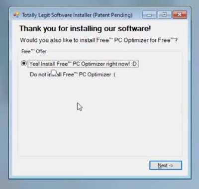 Just when you thought adware in installers couldn't get worse...