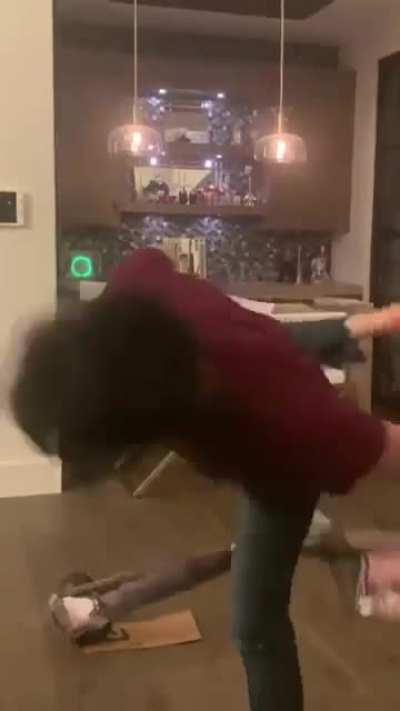 MAN SUCCESSFULLY DEFENDS HIS WAIFU FROM ATTACKER WITH GREAT FORCE!!!!!!!! - MeanForce1