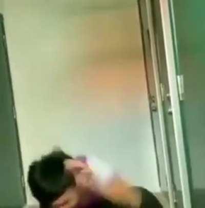 Eh not happy ah, we go toilet settle!