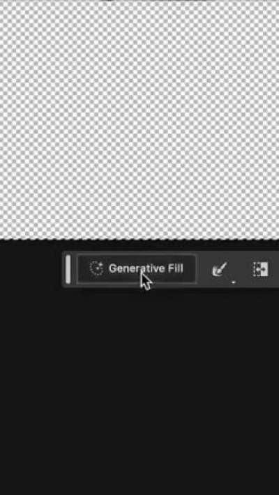 A little AI from Adobe Generative Fill