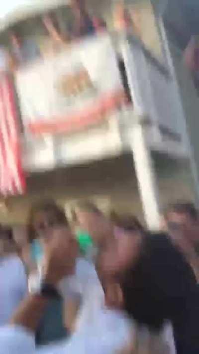 Demonic can pummels unsuspecting frat star