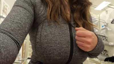 I'll be showing my H cups off as I wander through Target today