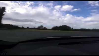 Achieving top speed, now with audio.