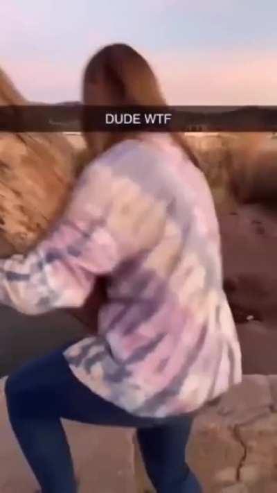 HMC when she try to throw garbage