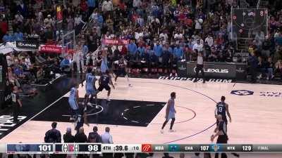 [Highlight] Harden airballs the game-tying 3