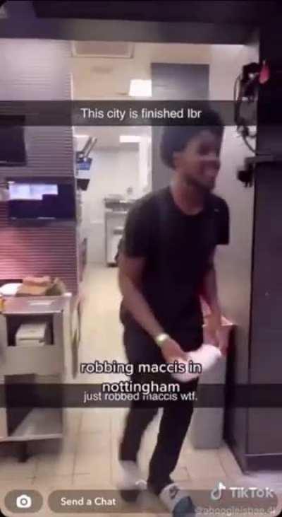 Last night in Nottingham, UK