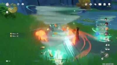 New Dragonstrike Xiao Tech found by Valkyrja on stream. It makes Xiao jump and reach the peak of his jump so fast that it looks like he basically teleports.