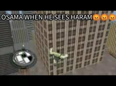 Osama finds haram