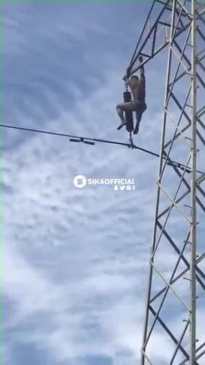 Wrapping your legs around an electrical transformer