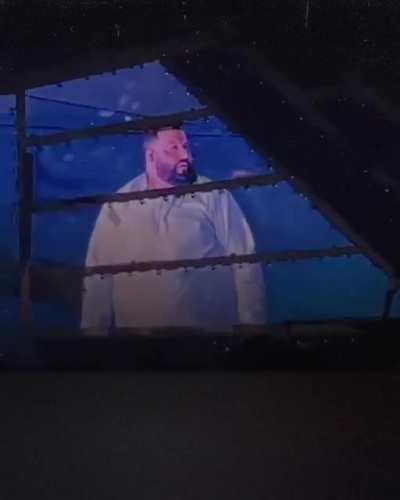DJKhaled was really upset that the audience didn't know the words to his song 
