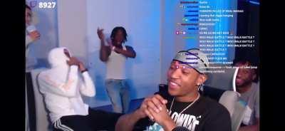 Streamer named Silky (Grey Durag) also known as Rico Woo in the Floss from the 80’s, and Kai Cenat (In the Wife Beater) was trying to make it seem like he was a Fake Woo.😂