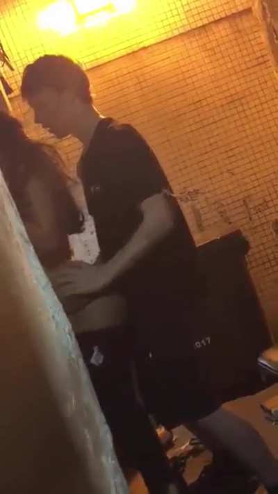 banging the bartender in the alley during her break