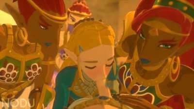 Desert Training with Zelda and Urbosa (nodu) [The Legend of Zelda]