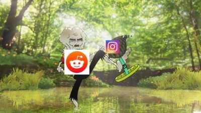 Reddit ve instagram (temsili)