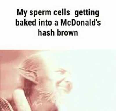 hash brown and yes I'm giving it away