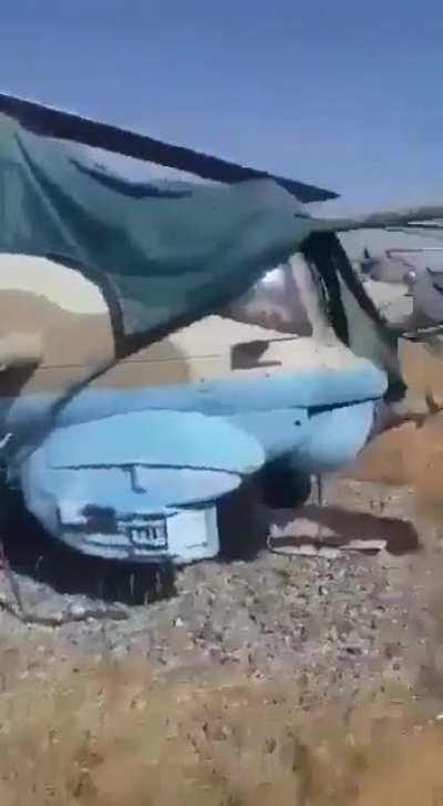 It seems that the Taliban at the Kabul airport got several Mi-25 (Mi-24D) and Mi-24 combat helicopters
